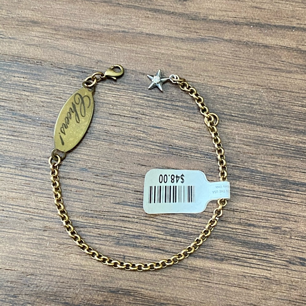 Anthropologie beautiful cheers bracelet